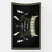De Kracht Van Gebed Spandoek (Verticaal)