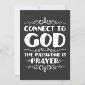 De kracht van gebed Wenskaart Feestdagenkaart (Voorkant)