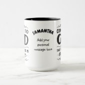 De kracht van gebeden op maat mok (Midden)