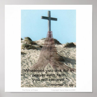 De kracht van gebeden poster