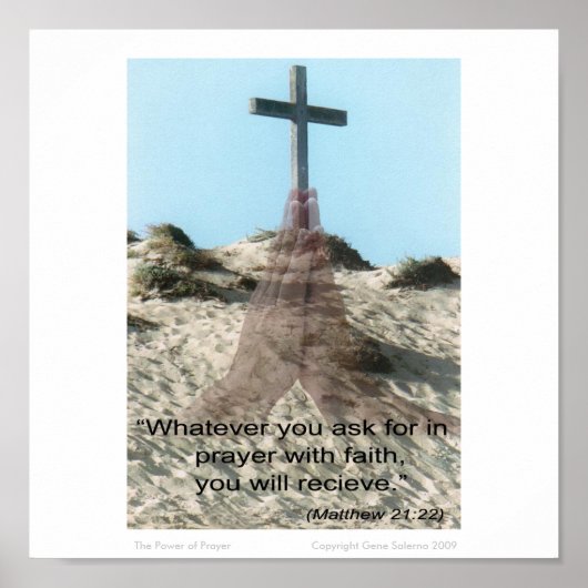 De kracht van gebeden poster (Voorkant)