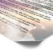 De kracht van het gedicht van Prayer Foto Afdruk (Hoek)