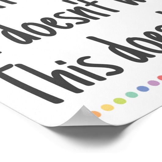 De kracht van het Poster van de klas (Hoek)