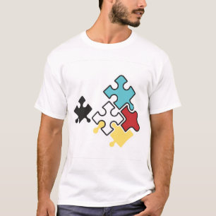 De kracht van kleuren in puzzels t-shirt