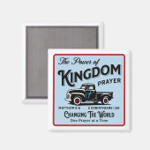 De kracht van Koninkrijk Gebed - 2" Magneet (Voorkant / Achterkant)