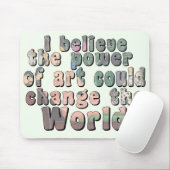 De kracht van kunst | muismat (Met muis)