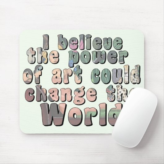 De kracht van kunst | muismat (Met muis)
