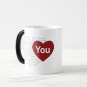 De kracht van liefde onthuld - magische Mok (Voorkant links)