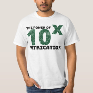 De kracht van metricatie - wetenschappelijke offer t-shirt