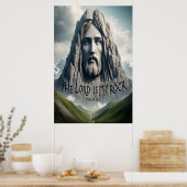 De kracht van mijn verlossing De Heer is mijn rots Poster (Keuken)