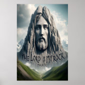 De kracht van mijn verlossing De Heer is mijn rots Poster (Voorkant)