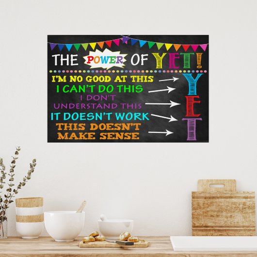 DE KRACHT VAN NOG! Classroom Poster (Keuken)