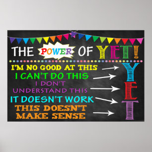 DE KRACHT VAN NOG! Classroom Poster
