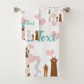 De kracht van poten bad handdoek (Insitu)