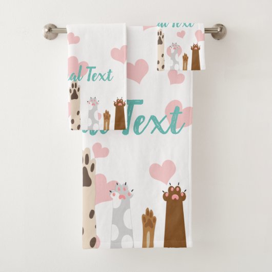 De kracht van poten bad handdoek (Insitu)