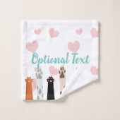 De kracht van poten bad handdoek (Wasdoekje)