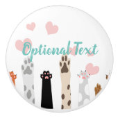 De kracht van poten keramische knop (Voorkant)