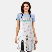 De kracht van poten schort (Gedragen)