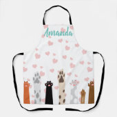 De kracht van poten schort (Voorkant)