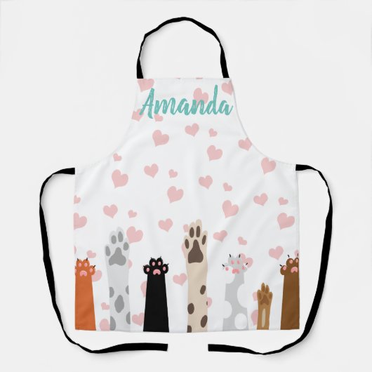 De kracht van poten schort (Voorkant)