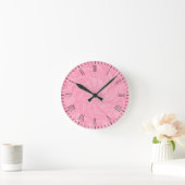De kracht van roze ronde klok (Huis)