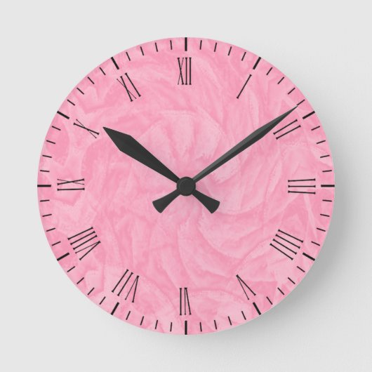 De kracht van roze ronde klok (Voorkant)