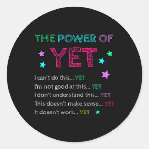 De Kracht Van Toch Ck Naar School Inspirerende Ler Ronde Sticker