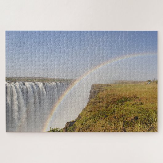 De kracht van Victoriawatervallen Legpuzzel (Horizontaal)