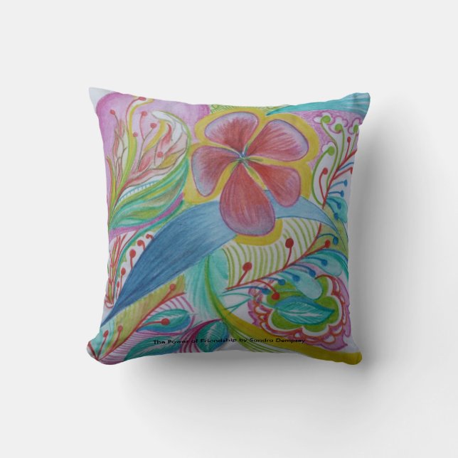 De kracht van vriendschapskussens kussen (Voorkant)