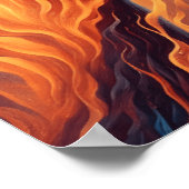 De kracht van vuur en ijs poster (Hoek)