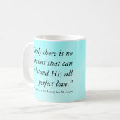 De kracht van zijn liefde Mok (Voorkant links)