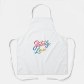 De kracht van zusterliefde schort (Voorkant)