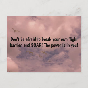 De kracht zit in je coole Motivatie prijsopgave Briefkaart