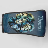 De krachtige Aanwezigheid van Leeuwen Golfheadcover (Voorkant)