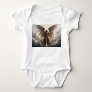De krachtige St Michael de Aartsengel Baby Jumper Romper
