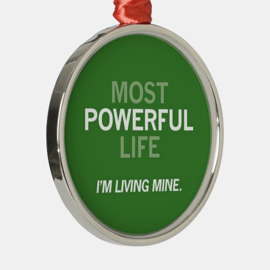 De krachtigste levensstijl metalen ornament (Rechts)