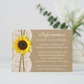 De Kraft, Kant & Zonnebloem Collectie Detail Kaart (Staand voorkant)