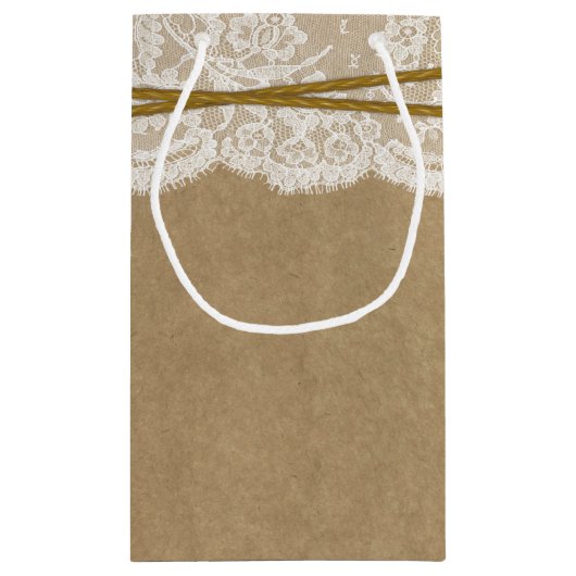 De Kraft, Kant & Zonnebloem Collectie geschenktass Klein Cadeauzakje (Achterkant)