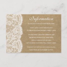 De Kraft & Lace bruiloft Collectie Detail Kaarten