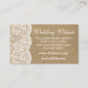 De Kraft & Lace bruiloft Collectie Website Kaarten