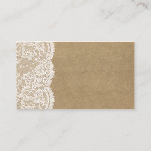 De Kraft & Lace bruiloft Collectie Website Kaarten (Achterkant)