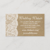 De Kraft & Lace bruiloft Collectie Website Kaarten (Voorkant)