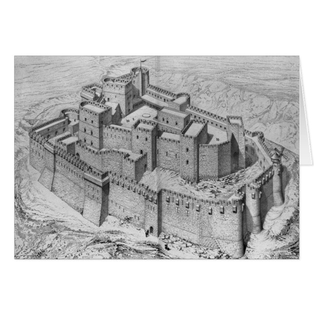 De Krak des Chevaliers, wederopbouw (Voorkant Horizontaal)