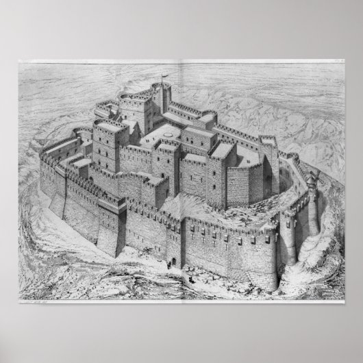 De Krak des Chevaliers, wederopbouw Poster (Voorkant)