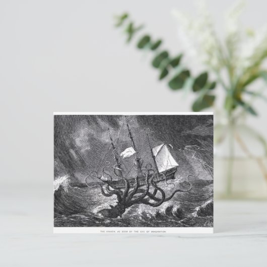 De Kraken Briefkaart (Staand voorkant)