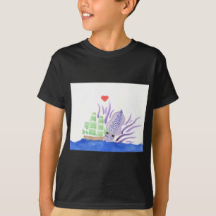 De kraken knuffelen t-shirt