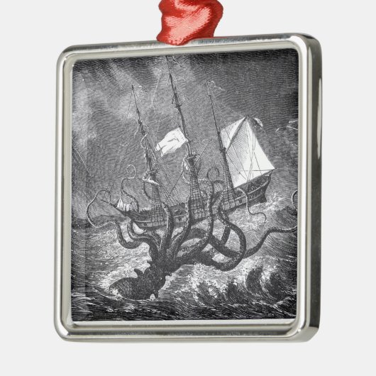 De Kraken Metalen Ornament (Links)