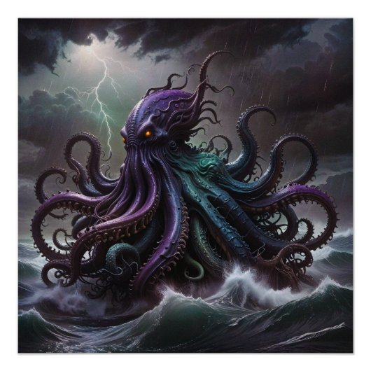 De Kraken Monster Perfect Poster (Voorkant)