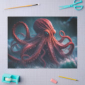 De Kraken Octopus Zee Monster Decoupage Tissuepapier (Craft)