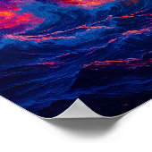 De Kraken stijgt op uit de Ocean Fantasy Poster (Hoek)